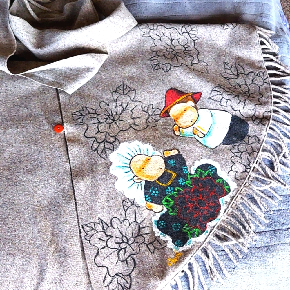 Wool Wrap, textile art work